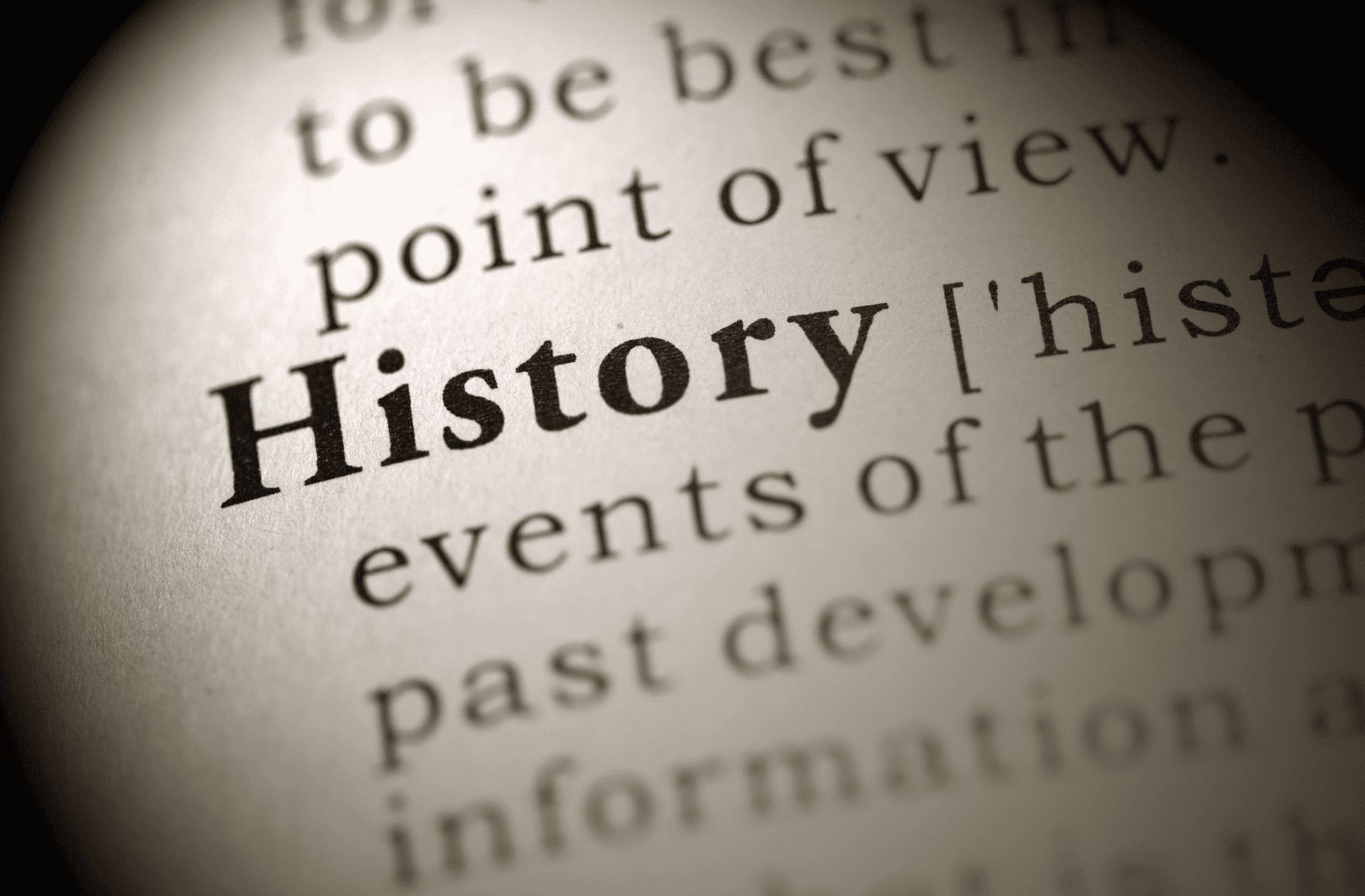 history